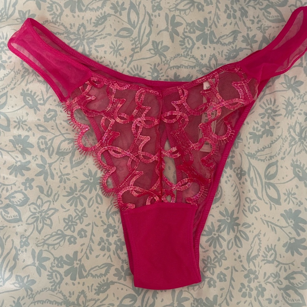 NWT Victoria’s Secret Dream Angel pink brazilian panties M